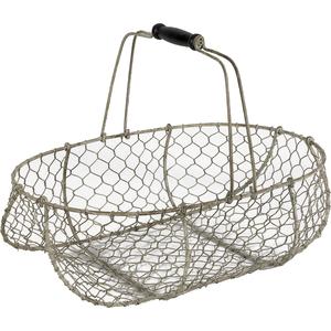 Photo PME117S : Rusty wire baskets with handle