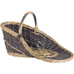 Photo PPR1110 : Willow display basket with handle