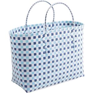 Photo SCA1430 : Cabas en plastique bleu