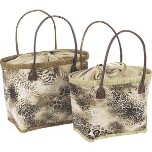 Photo SFA139SC : Sacs à main panthère en palmier