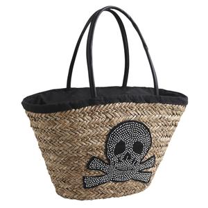 Photo SFA2340C : Rush bag with skull design
