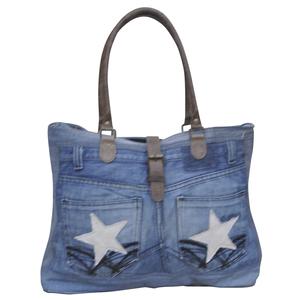 Photo SFA2580C : Denim handbag