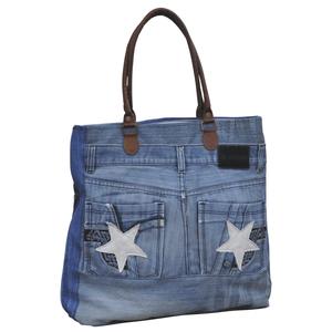 Photo SFA2590C : Denim handbag