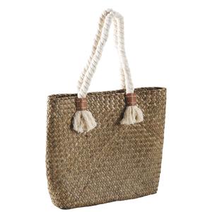 Photo SFA2790 : Natural rush and rope bag