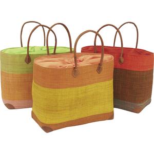 Photo SMA2760C : Palm leaf beach bag
