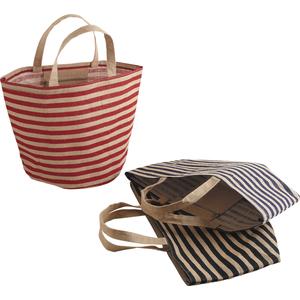 Photo SMA3690 : Striped jute bag