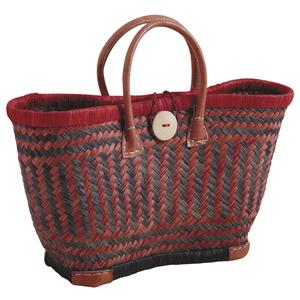 Photo SMA3780 : Sac de courses en jonc et raphia