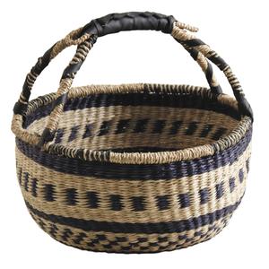 Photo SMA3840 : Stained rush bolga basket