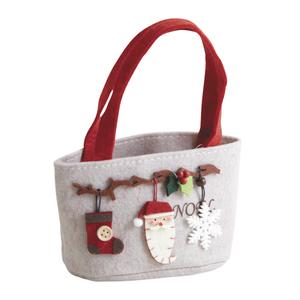 Photo SNO1051 : Petit sac de Noël en feutrine