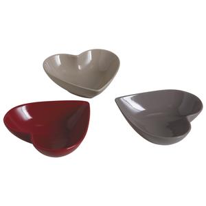 Photo TCO1040V : Stoneware heart bowl