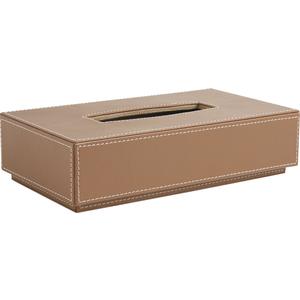 Photo TDI1500 : Imitation leather tissue holder box