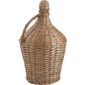 Photo TDI1722V : Buff willow and glass demijohn 5l