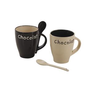 Photo TDI1780V : Stoneware mug Chocolat