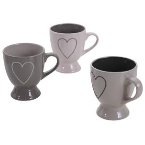 Photo TDI1790V : Stoneware standing cup with heart