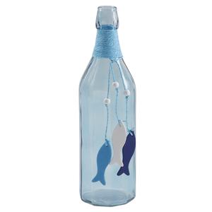 Photo TDI1880V : Blue bottle with fish