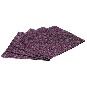 Photo TLT110S : Serviettes de table en coton violettes