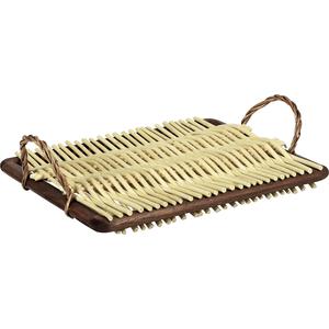 Photo TPF1530 : Wood and white willow cheese tray