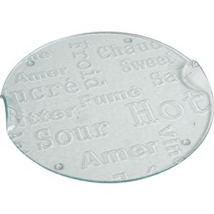 Photo TPL2760V : Round glass tray