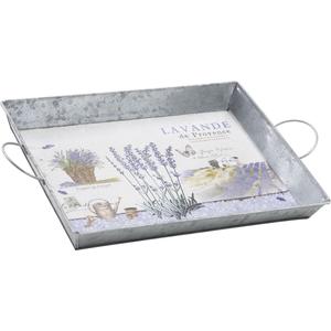 Photo TPL2810 : Plateau en zinc motif Provence