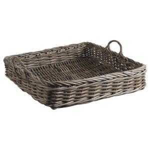 Photo TPL289S : Grey pulut rattan trays