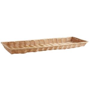 Photo TPL2900 : Rectangular flat polyrattan basket