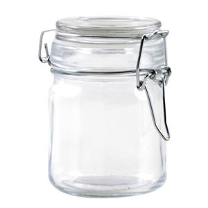 Photo TPO1390V : Metal and glass jar