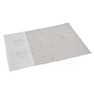 Photo TST1840 : White and beige placemat