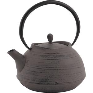 Photo TTH1040 : Grey color cast iron teapot 1.4l