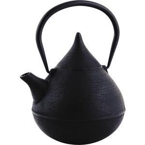 Photo TTH1080 : Black color cast iron teapot 1.1l