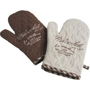 Photo TTX1220 : Gant de cuisine motif Chocolat