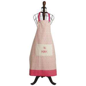 Photo TTX1400 : Tablier en coton rose Miam