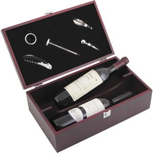 Photo VBO1820 : Coffret à bouteilles de vin +  5 accessoires