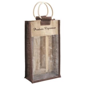 Photo VBO1870 : Sac 2 bouteilles en jute