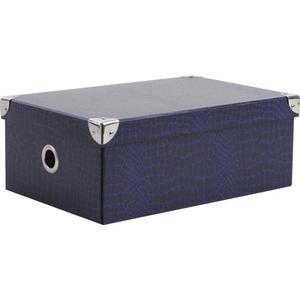 Photo VBT2350 : Boite pliable en carton bleu