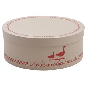 Photo VBT2661 : Round cardboard box Ambiance Gourmande