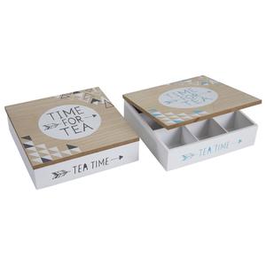 Photo VCP1200 : Tea box 9 compartments Time for Tea