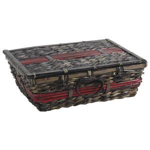 Photo VVA1130P : Valise en bambou et sorgho