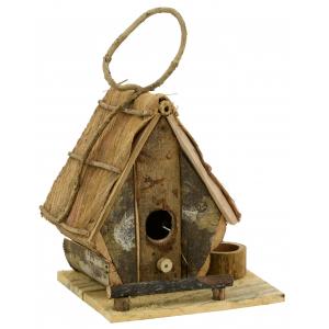 Photo AMA1830 : Wooden birdhouse with feeder