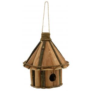 Photo AMA1840 : sliced wood birdhouse