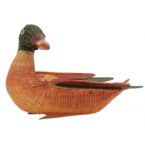 Photo CAN1240 : Corbeille canard en bambou