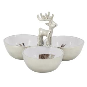 Photo CAN1600 : Aluminium small bowls - Deer design