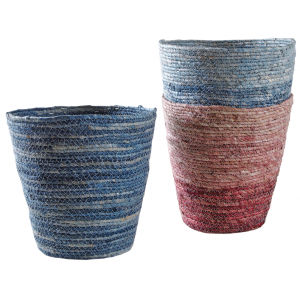 Photo CBU1330 : Stained maize waste paper baskets