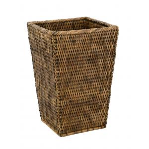 Photo CBU1350 : Antic rattan waste paper basket