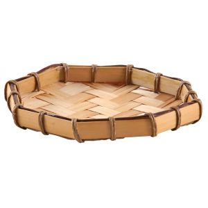 Photo CCF1230 : Flat bamboo basket