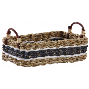 Photo CCF1910 : Black and natural seagrass basket