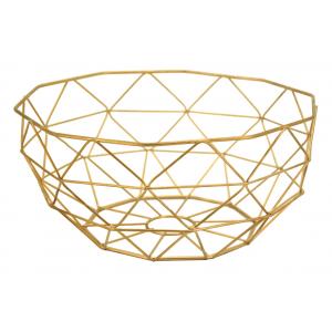 Photo CCO1280 : Gold metal fruit basket