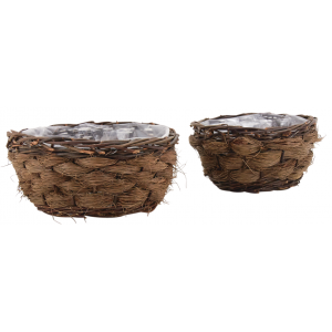 Photo CCO349SP : Unpeeled willow and hyacinth baskets