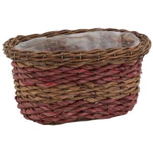Photo CCO8510P : Oval stained maize and willow basket