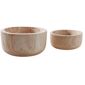 Photo CCO944S : Corbeilles rondes en bois
