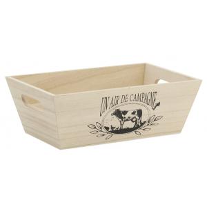 Photo CCO9610 : Pine wood basket - Campagne